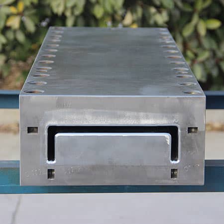 203*55*9.95mm玻璃钢槽型材拉挤模具