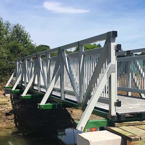 GFRP Profiles for Pedestrian Bridge Construction